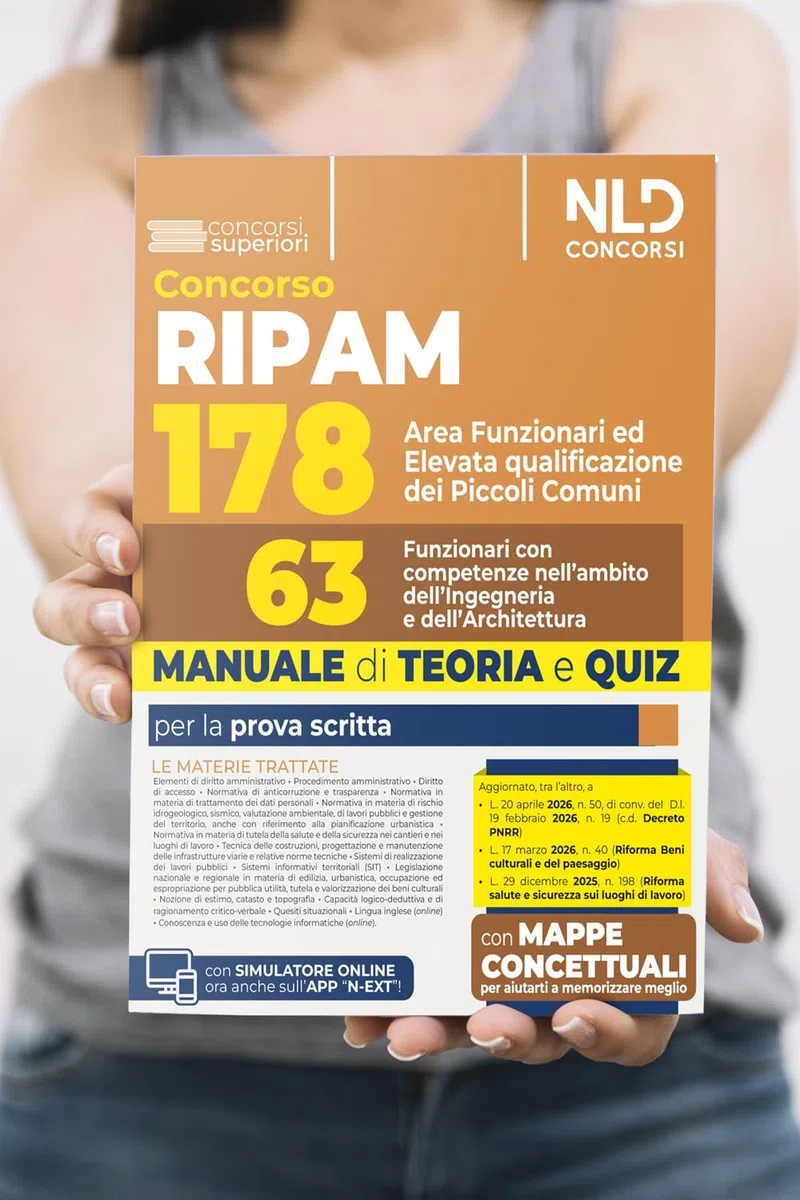 Concorso RIPAM 178 funzionari dei piccoli comuni 63 funzionari ambito ingegneria ed architettura. Manuale di teoria. Nuova ediz.