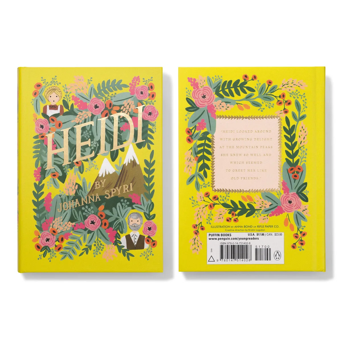 The Puffin in Bloom Collection: Anne of Green Gables, Heidi, Little Women, and A Little Princess
