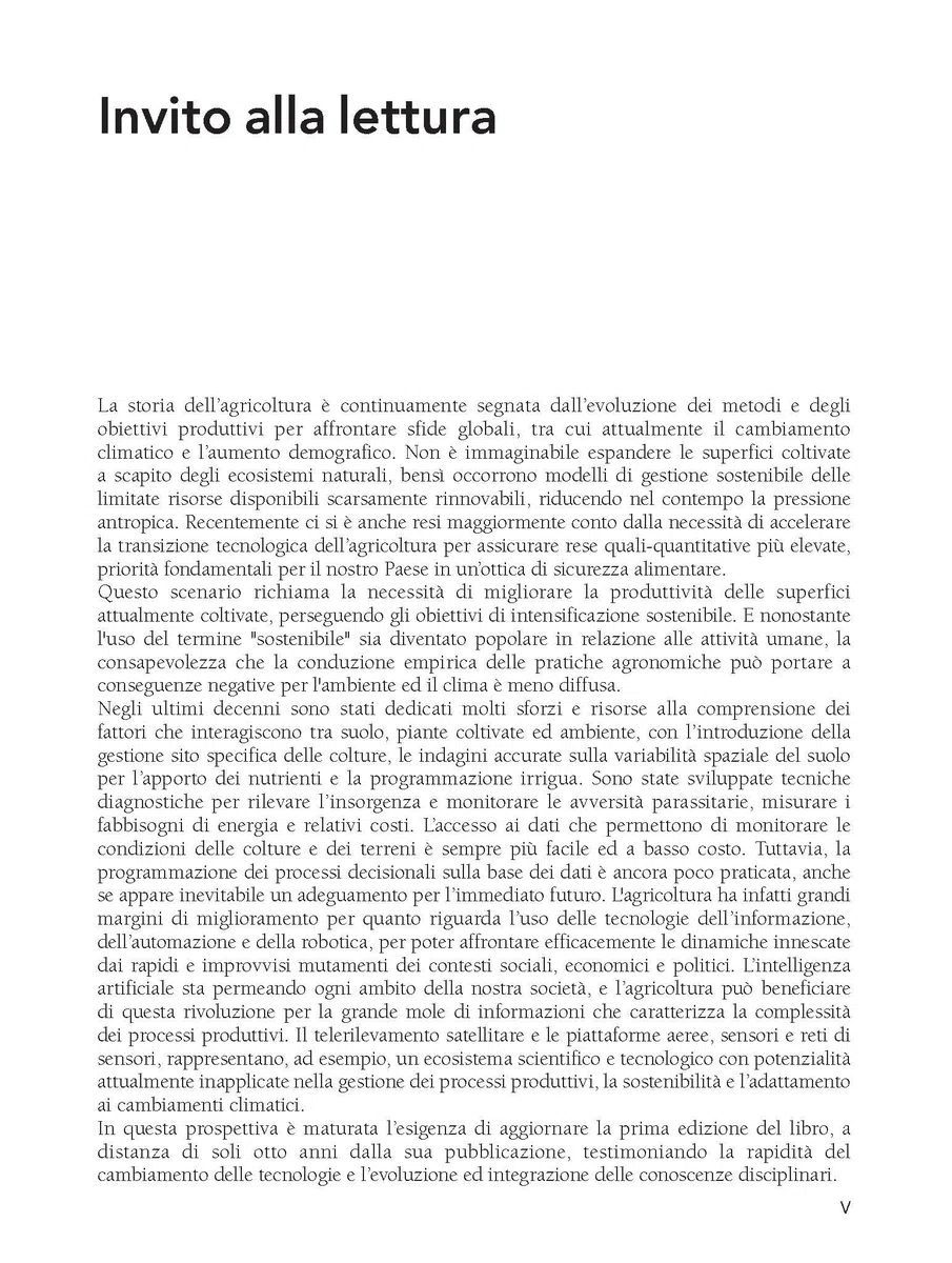 Agricoltura di precisione. Metodi e tecnologie per migliorare l'efficienza e la sostenibilità dei sistemi colturali