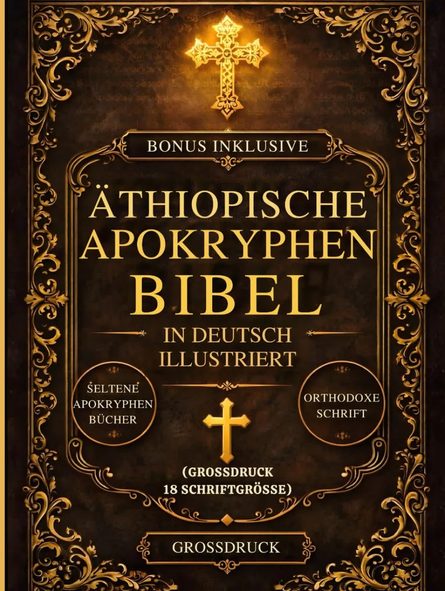 Äthiopische Apokryphen-Bibel in Deutsch, illustriert (Großdruck, Schriftgröße 18): Die heiligen verlorenen Bücher des Kanons – darunter Henoch, ... Ezras und seltene orthodoxe Schriften