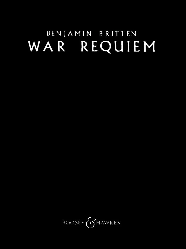 War requiem op. 66 ( vocal score ): op. 66. Soli (STBar), gemischter Chor (SATB), Knabenchor, Orchester und Kammerorchester. Klavierauszug.