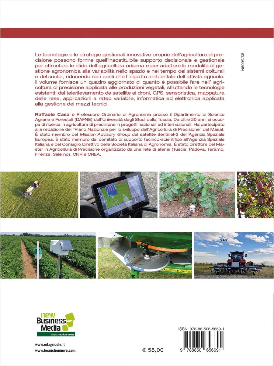 Agricoltura di precisione. Metodi e tecnologie per migliorare l'efficienza e la sostenibilità dei sistemi colturali