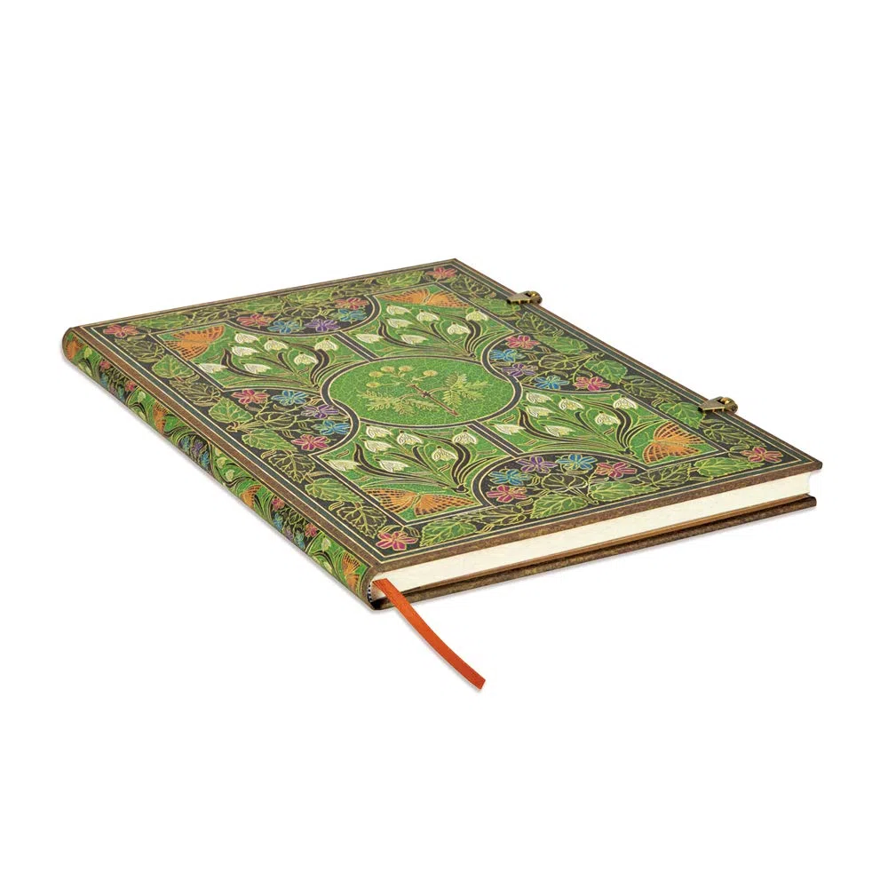 Paperblanks | Poesia in Fiore | Diari a copertina rigida | Grande | Bianco