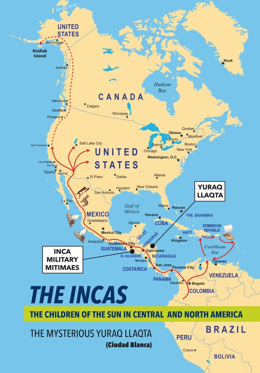 THE INCAS. THE CHILDREN OF THE SUN IN CENTRAL AND NORTH AMERICA. The mysterious Yuraq Llaqta (Ciudad Blanca).