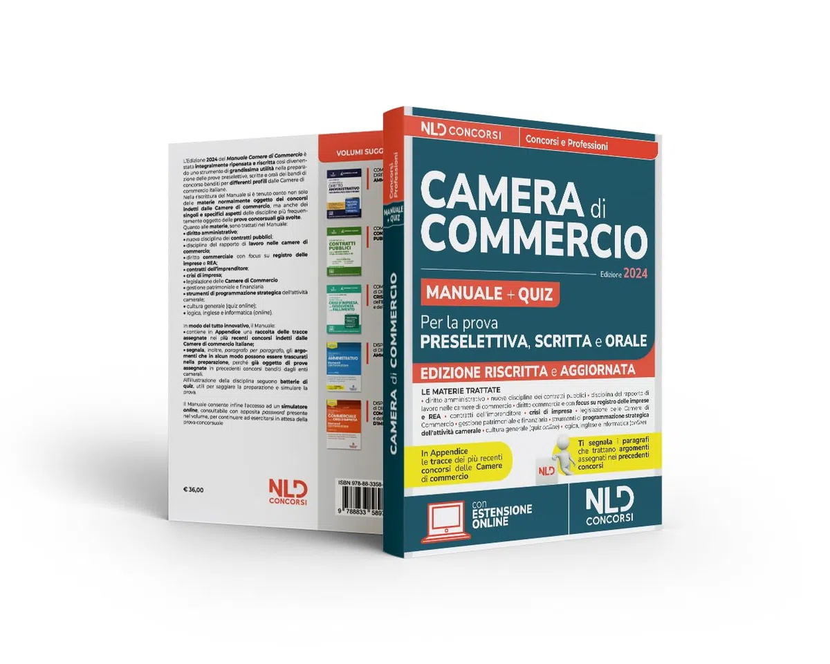 Concorsi Camera di Commercio: Manuale + Quiz per la prova preselettiva, scritta e orale