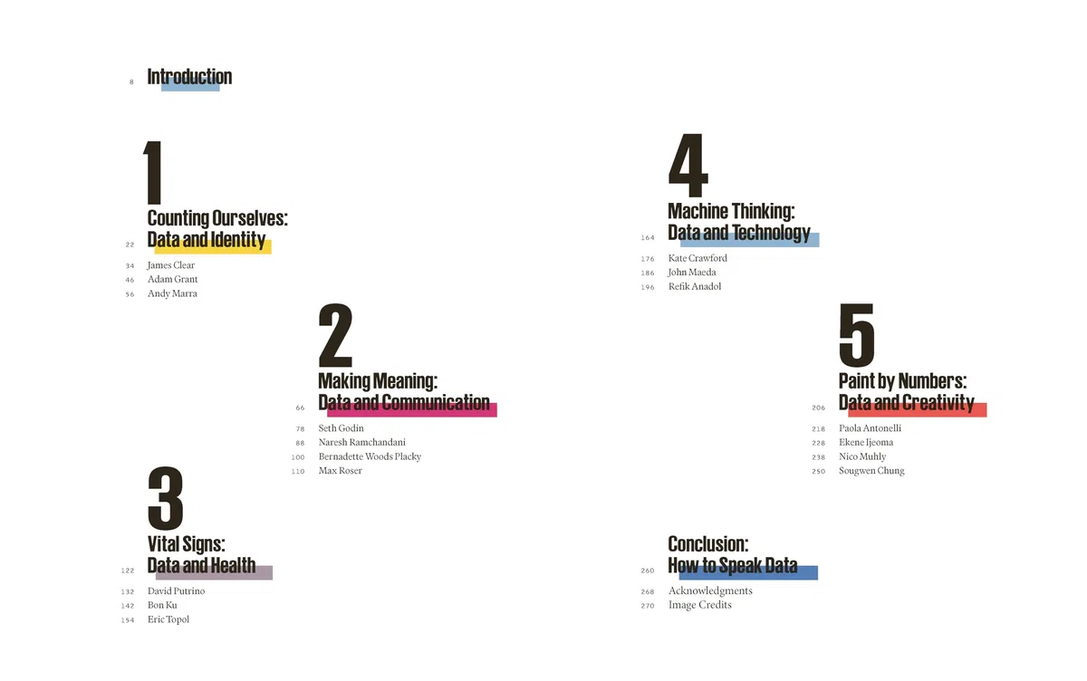 Speak Data: Artists, Scientists, Thinkers, and Dreamers on How We Live Our Lives in Numbers