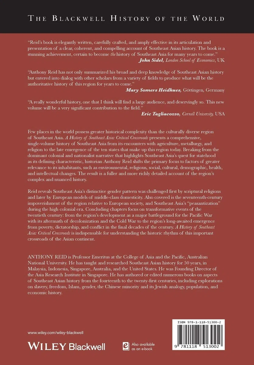 A History of Southeast Asia: Critical Crossroads
