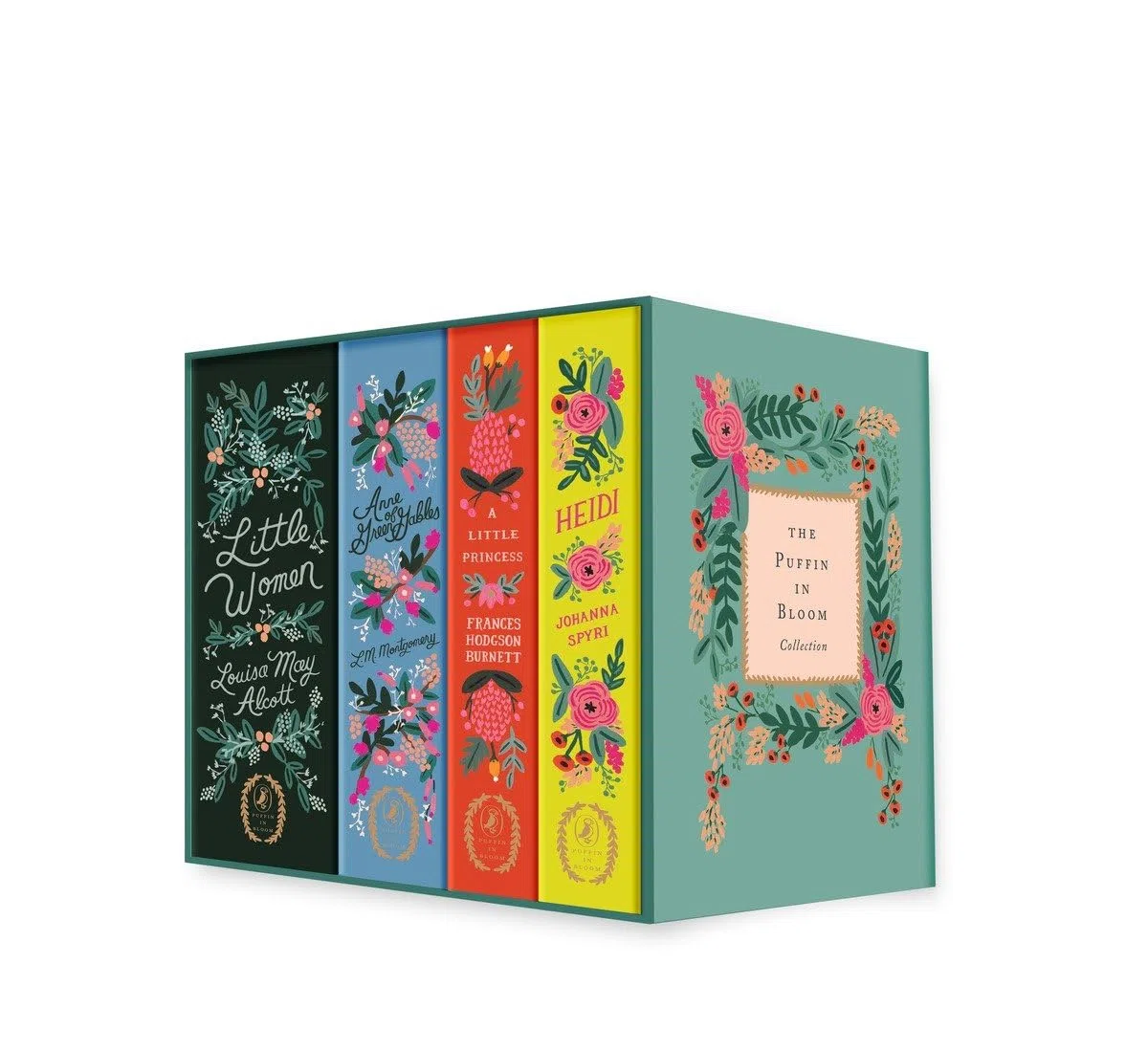 The Puffin in Bloom Collection: Anne of Green Gables, Heidi, Little Women, and A Little Princess
