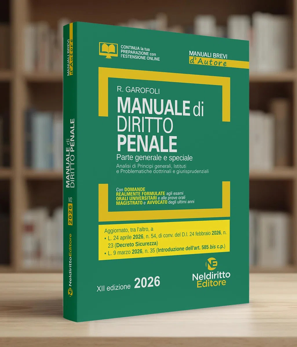 Manuale breve di diritto penale 2026. Aggiornato al Decreto Sicurezza
