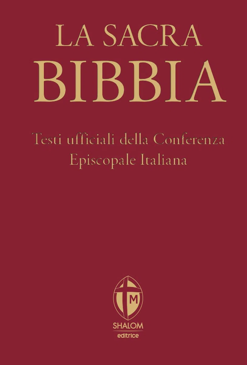La Sacra Bibbia. Ediz. grande a caratteri grandi. Tela rossa