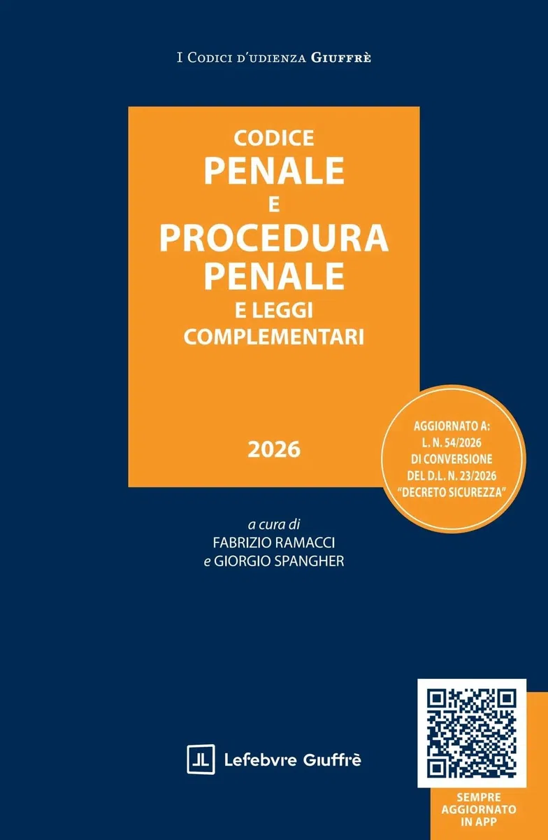 Codice di procedura penale e leggi complementari d'udienza 2026