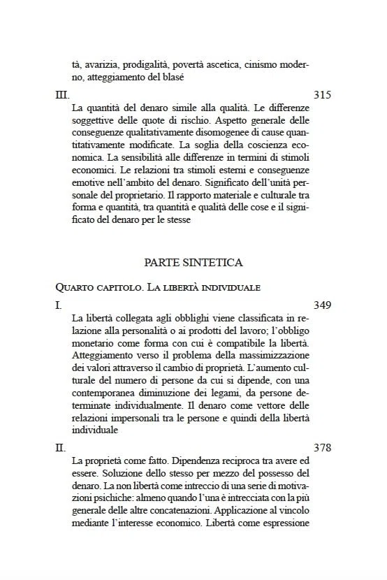 La filosofia del denaro