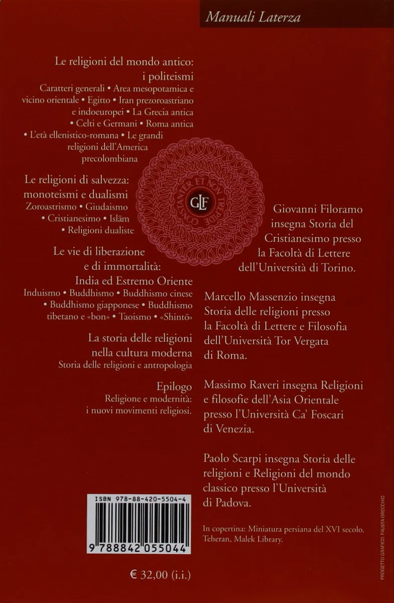 Manuale di storia delle religioni
