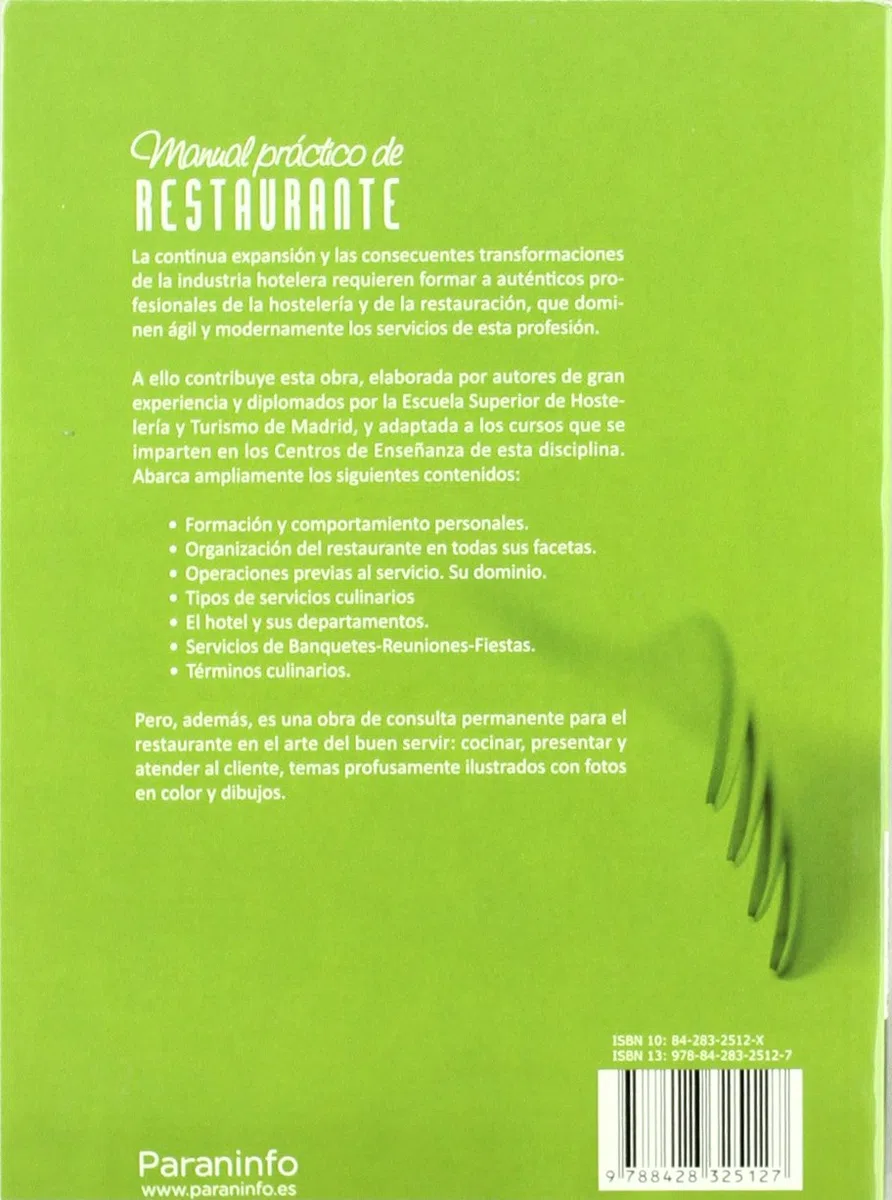 Manual practico del restaurante