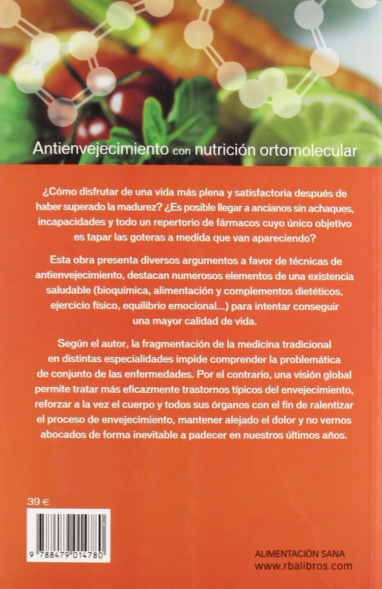 Antienvejecimiento con nutrición Ortome: 059