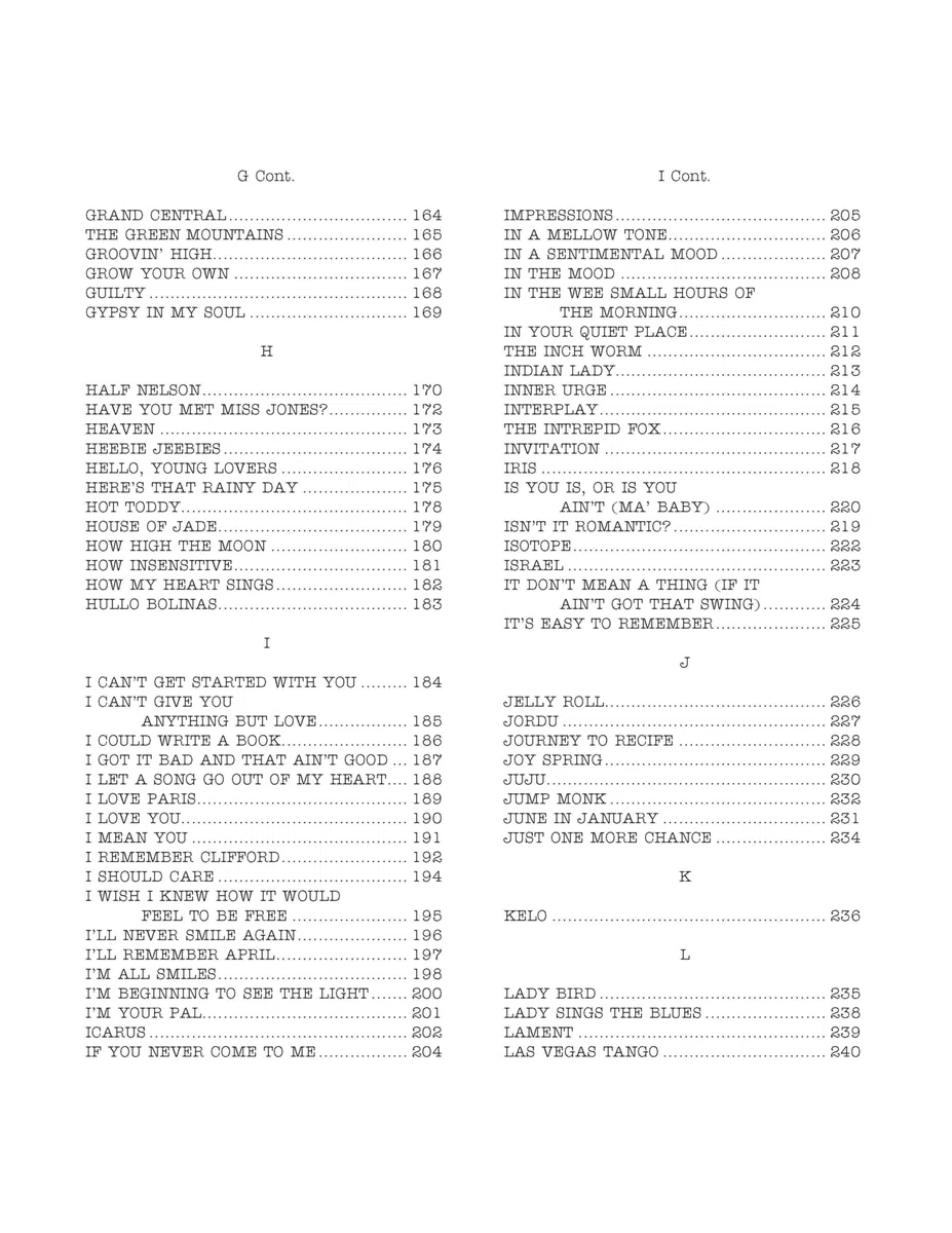 The Real Book: Volume 1 - E Flat Edition [Lingua inglese]