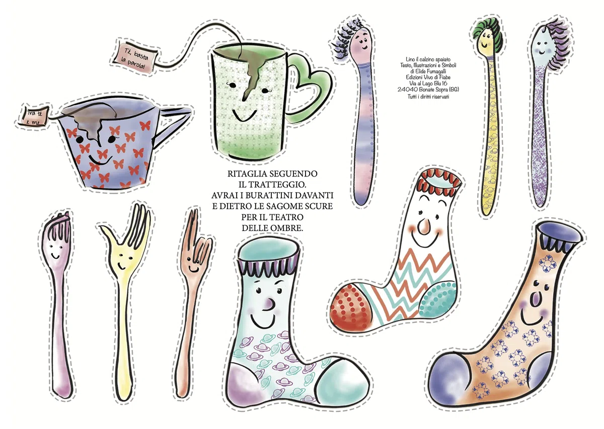 Lino il calzino spaiato. Testo in simboli. Kamishibai. Ediz. illustrata. Con audiolibro