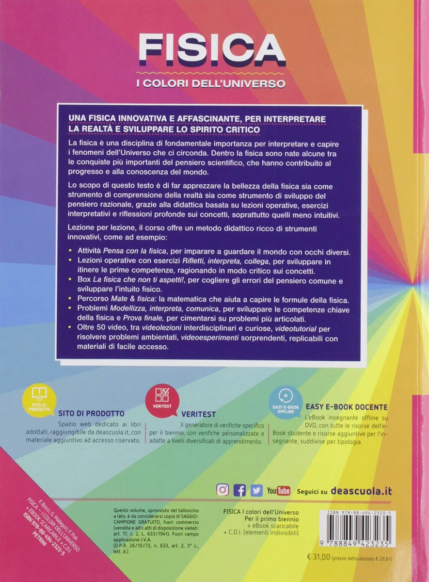 Fisica. I colori dell'universo. Per le Scuole superiori. Con e-book. Con espansione online